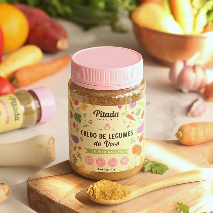 PITADA NATURAL CALDO DE LEGUMES DA VOVÓ 170G